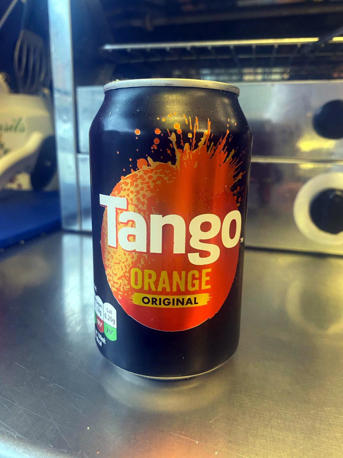 Canned Drinks Orange Tango