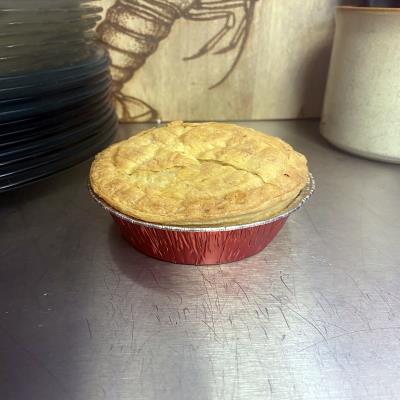 Minced Beef and Onion Pie  at Evans Fish Bar Llanidloes Wales